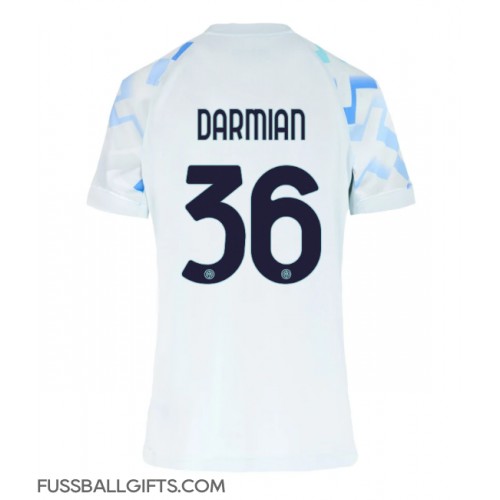 Inter Milan Matteo Darmian #36 Fußballbekleidung Auswärtstrikot Damen 2025-26 Kurzarm